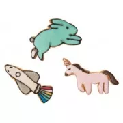 Cortado de Moldeado - YEY - 12x11 cm Unicornio x1