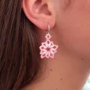 Abalorios de vidrio dos agujeros StormDuo 3x7 mm Light Copper Mat x50