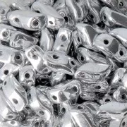 Abalorios de vidrio dos agujeros StormDuo 3x7 mm Labrador x50