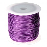 Bobina de hilo de poliéster 1 mm Morado metalizado x 100 m