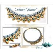 Cuentas de vidrio Paros® de Puca® 7x4 mm Light Copper Mat x10g