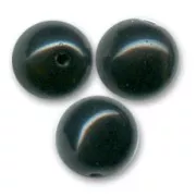 Cuentas redondas 8 mm Jet  x20