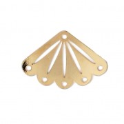 Separador tejido de cuentas Miyuki 11/0 Perles & co 14x20 mm Dorado con oro fino|raw }}