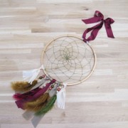 Círculo de bambú 12 cm Natural x1