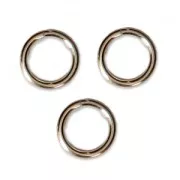 Anillas abiertas 6x0.76 mm de Gold filled Rosa x10