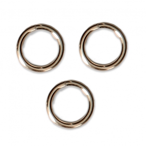 Anillas abiertas 6x0.76 mm de Gold filled Rosa x10