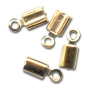 Terminal redondo 2,2 mm Dorado con oro fino x10|raw }}