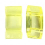 Cuentas acrilica Entrepiezas 2 agujeros Carrier Beads 18x9 mm Sunflower x10|raw }}