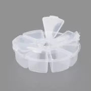 Caja para organizar abalorios, guardar cuentas, rocallas, flores secas, accesorios