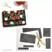 Hoja de Plástico Canvas a bordar y cortar  26.7x34.3 cm n°7 Amarillo