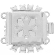 Cierre 2 vías 17 mm cabujón PureCrystal Crystal