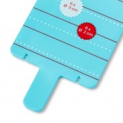 Set para hacer entre 6 y 8 mini pompones redondos entre 3 y 2 cm