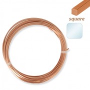 Hilo de cobre para joyas 0.8 mm anti-deslustre x6m