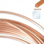 Hilo de cobre para joyas 0.8 mm anti-deslustre x6m