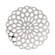 Colgante rosatón 25 mm para hacer tus propias piezas de Joyería y bisutería argenté x4