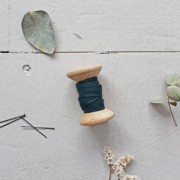 Cinta Al Bies crepé de viscosa Atelier Brunette  10 mm Crepé Forest x1m