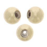 Cuenta pasante stopper bead 4 mm con un agujero de 1.5 mm de Gold Filled x2