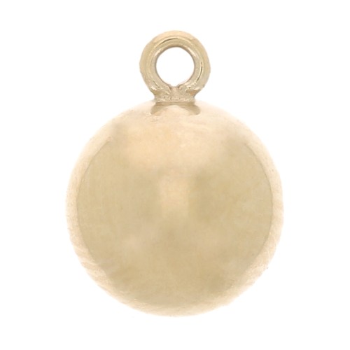 Dije con forma de bola 4 mm de Gold filled x4