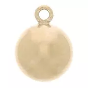 Dije con forma de bola 5 mm de Gold filled x1