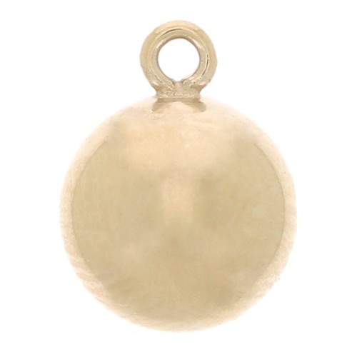 Dije con forma de bola 5 mm de Gold filled x1