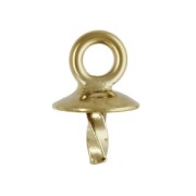 Gancho para colgante para cuenta redonda mitad-perforada 4/6 mm Gold filled|raw }}