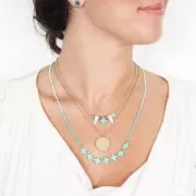 Abalorios Cuentas Star Beads by Perles & Co 11x11 mm Green Turquesa x30