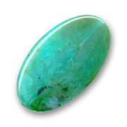 Oliva plana chalk dark mint 33x19 mm|raw }}