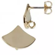 Pendientes estilo Oriental con anillas a personalizar 12 mm dorado x2