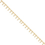 Cadena de fantasía 2.3x1.3 mm Dorado x50cm|raw }}