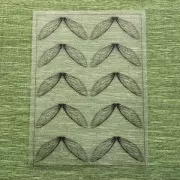 Surtido de 2 tablas impresas de alas de mariposa desplegadas Negro