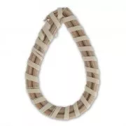 Gota de ratan 50x33 mm para hacer joyas personalizadas DIY x1