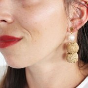 Cuenta de ratan 20 mm para hacer joyas personalizadas DIY x1