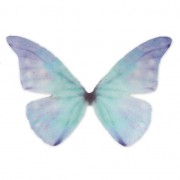 Mariposa sin agujero 50x35 mm Azul x1|raw }}