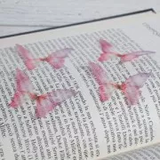 Mariposa sin agujero 50x35 mm Fucsia x1