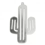 Colgante Cactus 37x23 mm de Plata 925 x1