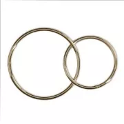 Dos Anillas cerradas redondas 22 y 17 mm de Gold Filled x1