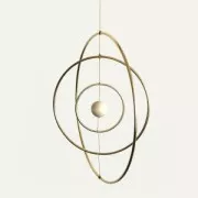 Círculo desnudo de metal para atrapasueños suspensión y lámparas 15cm Arg vieilli