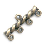 Separadores 4 vías 25x10 mm bronce x4|raw }}