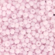 Cuentas de Rocalla Preciosa 11/0 2 mm - Light rose opaco x 20 g