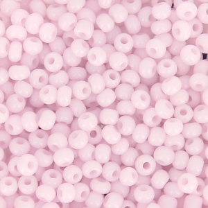 Cuentas de Rocalla Preciosa 11/0 2 mm - Light rose opaco x 20 g