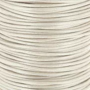 Cordón de cuero  1.5 mm Light beige x 1 m