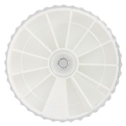 Caja de almacenaje 12 compartimientos para guardar cuentas, rocallas x1|raw }}