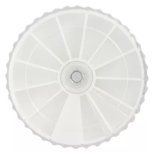 Caja de almacenaje 12 compartimientos para guardar cuentas, rocallas x1