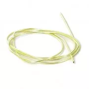 Canutillo liso para bordado para hacer broches & joyas bordadas 1 mm Lime Yellow