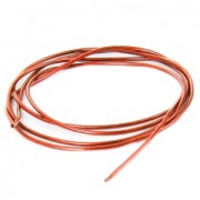 Canutillo liso para bordado para hacer broches & joyas bordadas 1 mm Dark Naranja