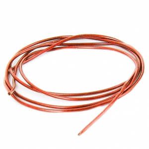 Canutillo liso para bordado para hacer broches & joyas bordadas 1 mm Dark Naranja