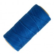 Bobina de hilo encerado Linhasita para micro macramé 0,75 mm - Azul (692) x228m
