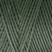 Bobina de hilo encerado Linhasita para micromacramé 0,75 mm - Verde caqui (64) x228m