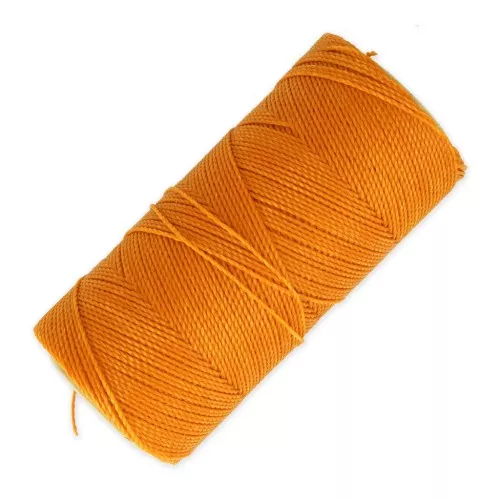Bobina de hilo encerado Linhasita para micromacramé 1 mm - Topacio claro (38) x168m