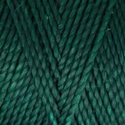 Bobina de hilo encerado Linhasita para micro macramé 1 mm - Esmeralda (386) x168m